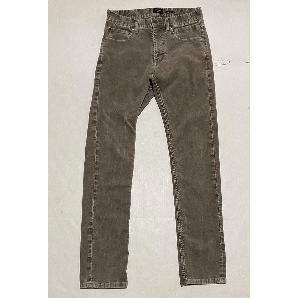 Quiksilver Pants Mens 28 X 31 Corduroy Slim Straight Tapered Skater Surf Rock